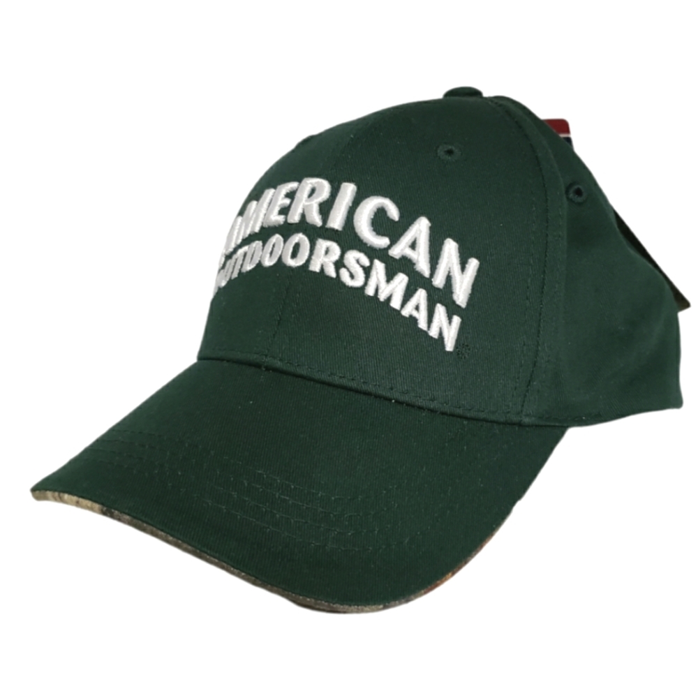 NWT The American Outdoorsman Adjustable Green Camouflage Hat